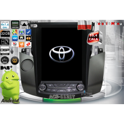 Radio dedykowane Toyota Rav4 2006 - 2012r. TESLA STYLE Android 7.1 CPU 4x1.6GHz Ram 2GHz Dysk 32GB GPS Ekran HD MultiTouch OBD2 DVR DVBT BT Kam